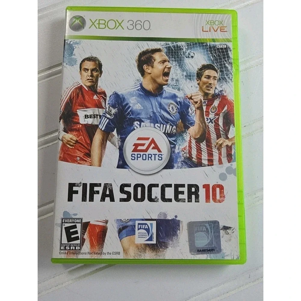 FIFA Soccer 10 - Xbox‎ 360 Game INSERTS INCLUDED